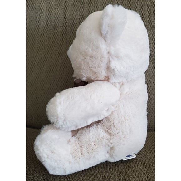 Super Soft Calplush Off-White Teddy Bear Stuffed Animal Plush Toy - Picture 2 of 7